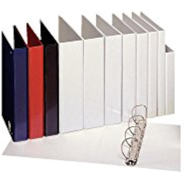 Esselte Essentials Presentation Binder, PP, 1.6 cm Ring Diameter, 49700 - A4, White