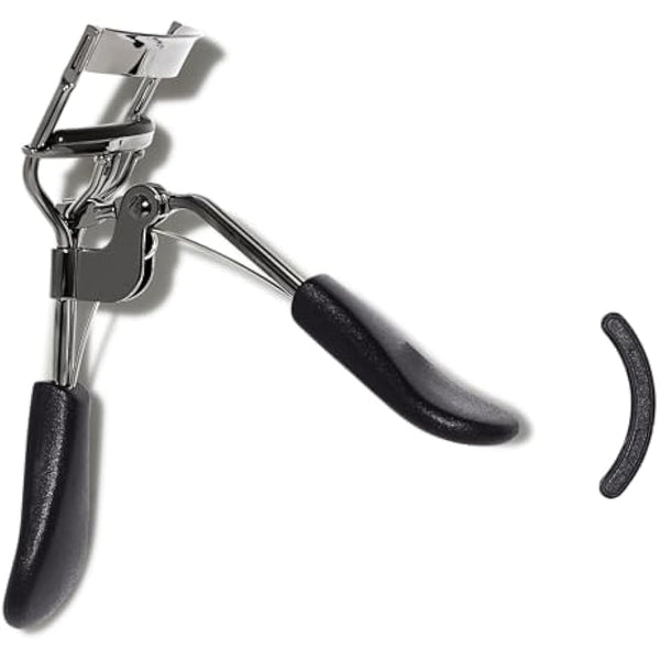e.l.f. Pro Eyelash Curler Strong, Contoured, Lifting Creates Long Lasting, Eye-Opening, Voluminous Lashes Includes Additional Rubber Replacement Pad Gunmetal,84067
