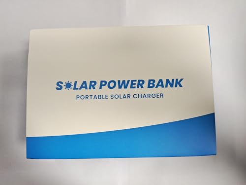 A ADDTOP Solar Charger Power Bank - 25000mAh Fast Charging Portable Charger with 4 Solar Panels Solar Cell Phone Charger External Battery Pack for Phone Tablet Orange