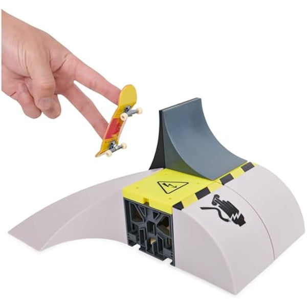 Tech Deck, Power Flippin, X-Connect Park Creator, Customisable and Buildable Ramp Set with Exclusive Fingerboard, Kids Toys for Boys and Girls Ages 6 and up