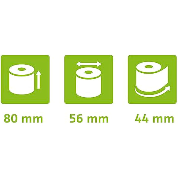 Exacompta - Ref. 43824E - 1 Reel for scale 80x60mm - 44m - 1 thermal ply 55g/m2 without Phenol. - White