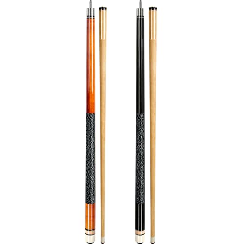 Aklot Pool Cue,Cue Sticks 58" Pool Cues Adult Canadian Maple Wood Cue Stick for Professional Billiard Players 20 21 oz
