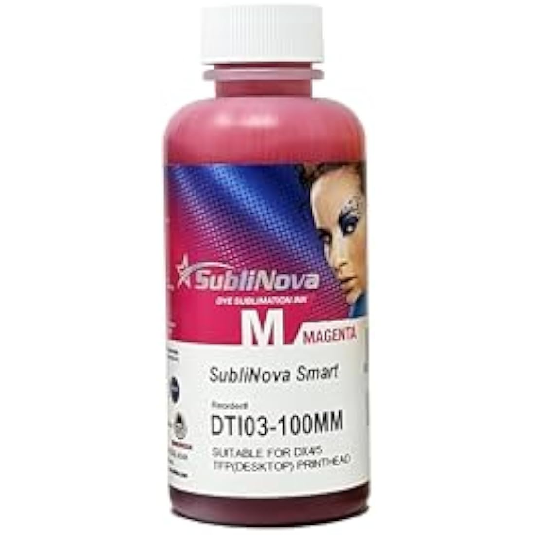 Ink Tec Sublinova Smart DTI Dye Sublimation Inks (4 Colour Set (C,M,Y,K), 100ml)