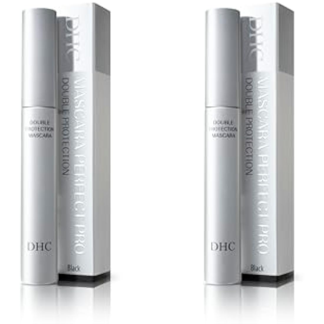 DHC Mascara Perfect Pro Double Protection 5 g (Black), Pack of 2