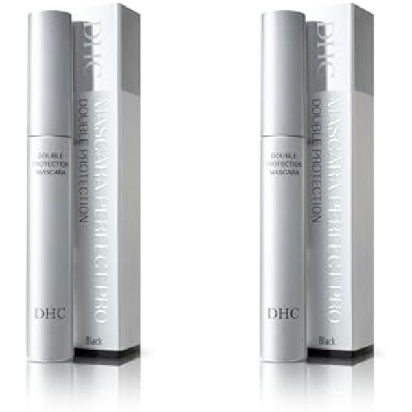 DHC Mascara Perfect Pro Double Protection 5 g (Black), Pack of 2