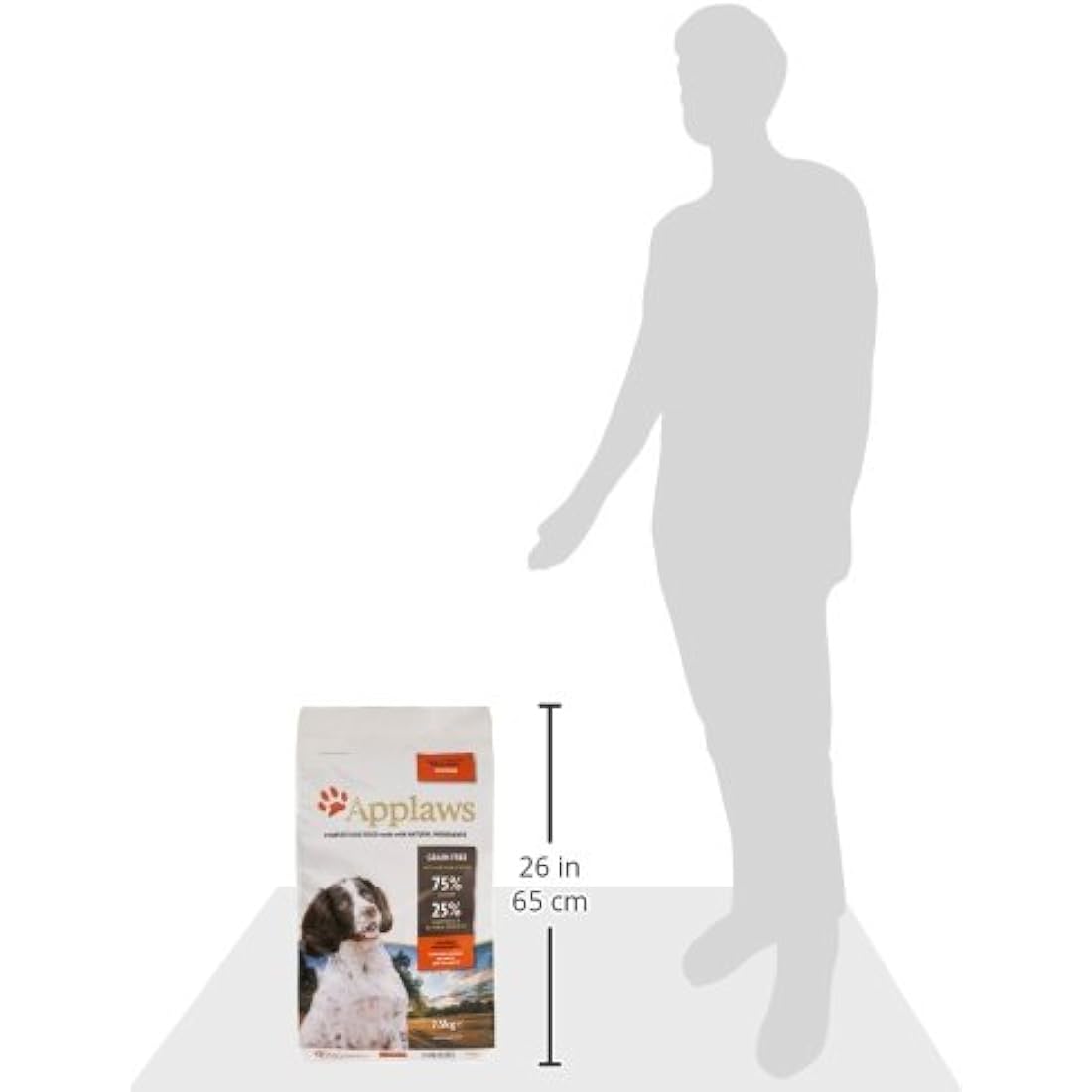 Applaws High Protein Complete and Grain Free Dry Dog Food 7.5 kg for Adult Medium and Small Dog Breeds, Chicken (Pack of 1)