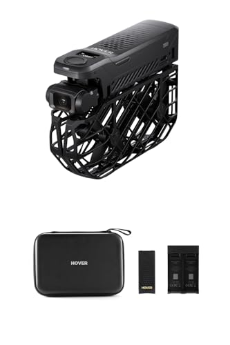 HOVERAir X1 PROMAX 8K Action Flying Camera, Foldable Drone with Camera with 26Mph Follow Speed, 10+ Fully Automatic Flight Modes, Fly Anywhere with OmniTerrain, SmoothCapture 2.0(Skiing Combo)