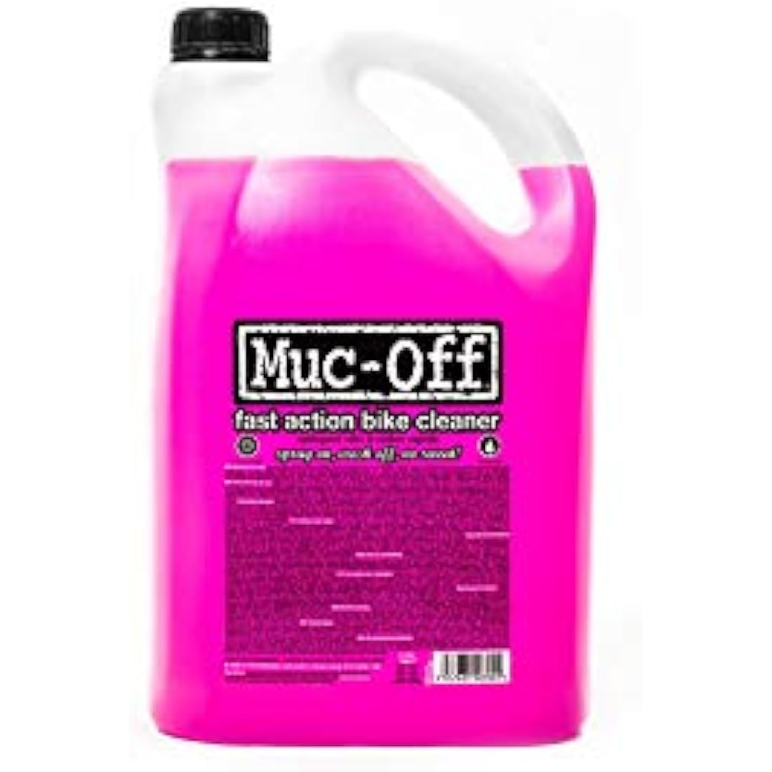 Muc-Off Nano-Tech Bike Cleaner, 5 Litre - Biodegradable Bike Cleaning and Bike Degreaser Spray - Fast-Action Bike Wash for MTB, Road, Gravel, eBikes, Pink