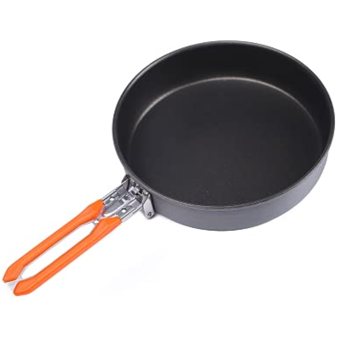 Fire-Maple Nonstick Camping Frying Pan | Durable Lightweight Camp Cookware for Cooking Egg Steak | Omelette Pan Griddle Tableware with Folding Handle | Portable Backpacking Skillet 0.9 Litre