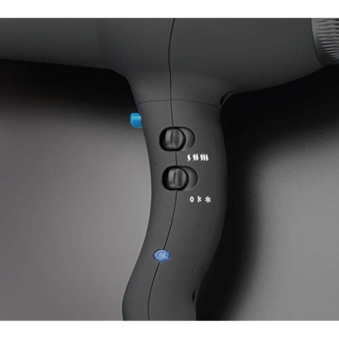 Diva Pro Styling Ultima 5000 Pro Dryer, 2200W Professional Hairdryer with Ionic Conditioning, Black