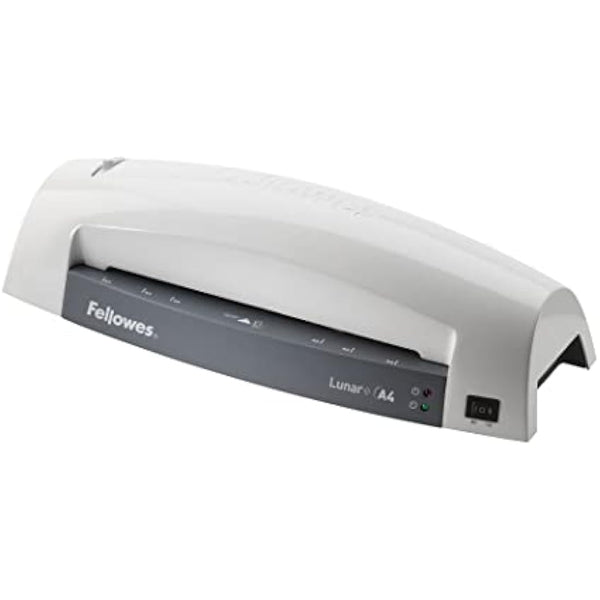Fellowes Lunar Jam Free A4 Laminator Machine for Home Use - 4 Minute Warm Up Time – 80-125 Micron – White