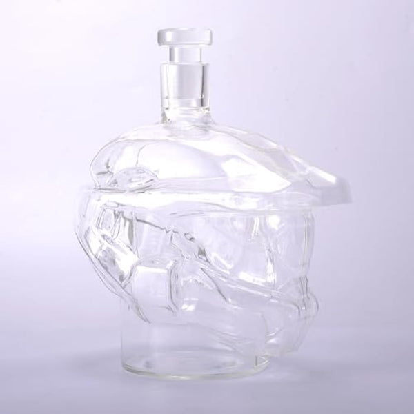 The Source Wholesale Halo Master Chief Glass Decanter and 4 Tumbler Glasses Collectable Drinking Set