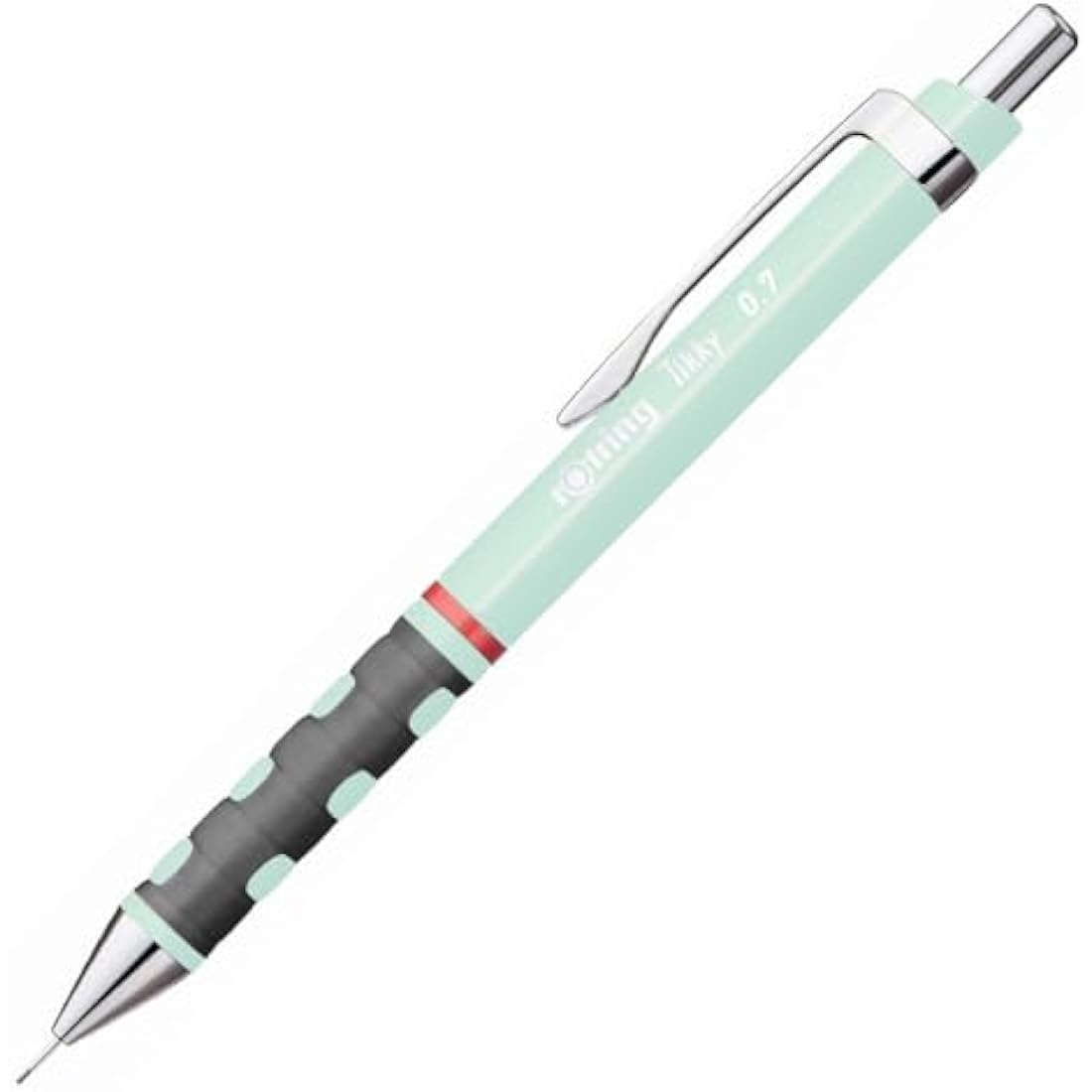 rOtring Tikky Pastel Mechanical Pencils | HB 0.7 mm | Opal Blue | with Comfort Rubber Grips | 12 Count