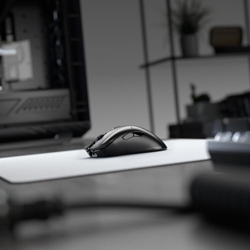 Glorious Gaming Model D Wired Gaming Mouse - 68g Superlight Honeycomb Design, RGB, Ergonomic, Pixart 3360 Sensor, Omron Switches, PTFE Feet, 6 Buttons - Glossy Black