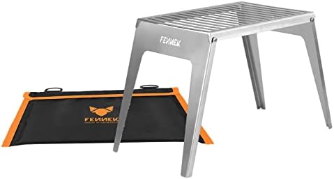 FENNEK Folding Prost | Very Compact | For Grilling Over Hobos, Camping Stoves, Fire Pits and Much More | Made In Germany