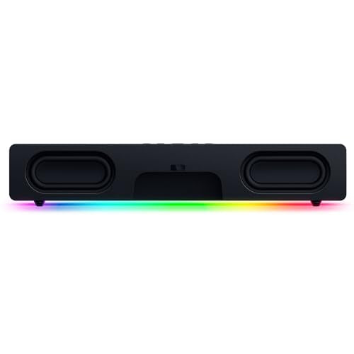 Razer Leviathan V2 X - PC Gaming Soundbar (Full-Range Drivers, Compact Desktop Form Factor, USB Type C Power and Audio Delivery, Bluetooth 5.0) Black