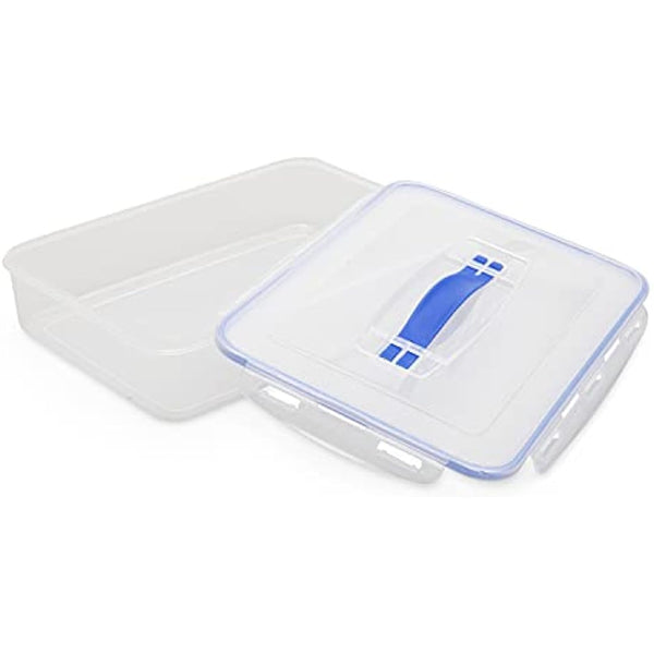 Lymn Dough Proofing Box - 32 x 23 x 8 cm - Premium Home Baking Container for Bread Fermentation, Fits in Refrigerator - Use for Pizza, Marinating, Vegetable Storage, Complete with Dough Cutter