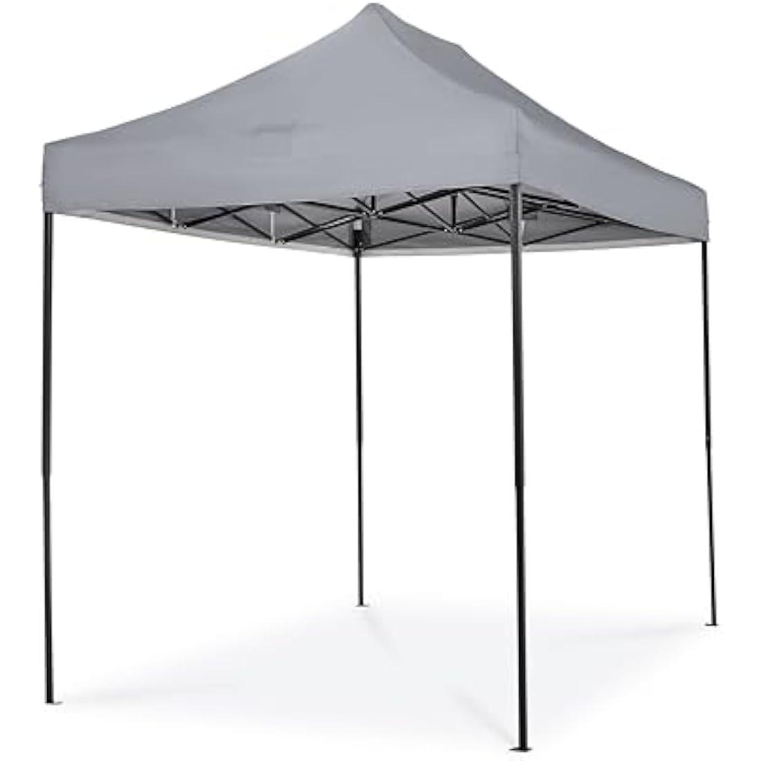 All Seasons Gazebos, 3x2m Heavy Duty Fully Waterproof, Premium Pop Up Gazebo + Carry Bag and Weights (Metallic Grey)