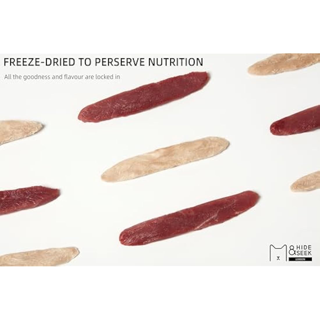 Hide & Seek London Freeze Dried Duck Mini Fillets For Cats & Dogs (75g x 4(Pack of 4))