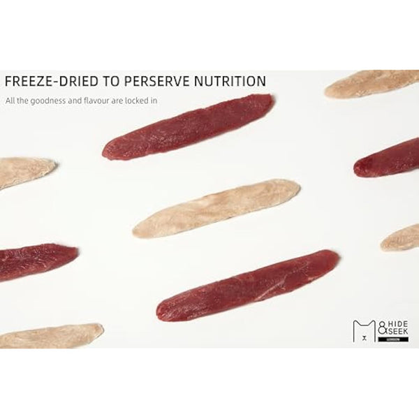Hide & Seek London Freeze Dried Duck Mini Fillets For Cats & Dogs (75g x 4(Pack of 4))