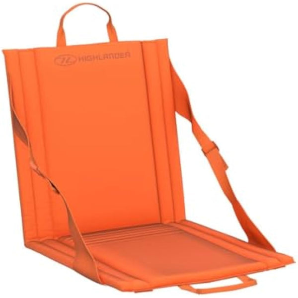 Highlander Outdoor Sit Mat - Portable Seat - Lightweight with Back Support and Pocket - Perfect as a Picnic Chair, Stadium Seat, Beach Chair, or Festival Chair