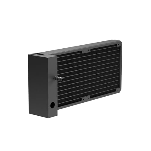 GAMDIAS CHIONE E4 240mm AIO Liquid CPU Cooler, Real-Time Digital Display Patented PWM Pump, 2 x 120mm Easy Cable Management Daisy Chained Fans w/ ARGB Sync, Intel LGA 1851/1700/1200；AMD AM5/AM4, Black