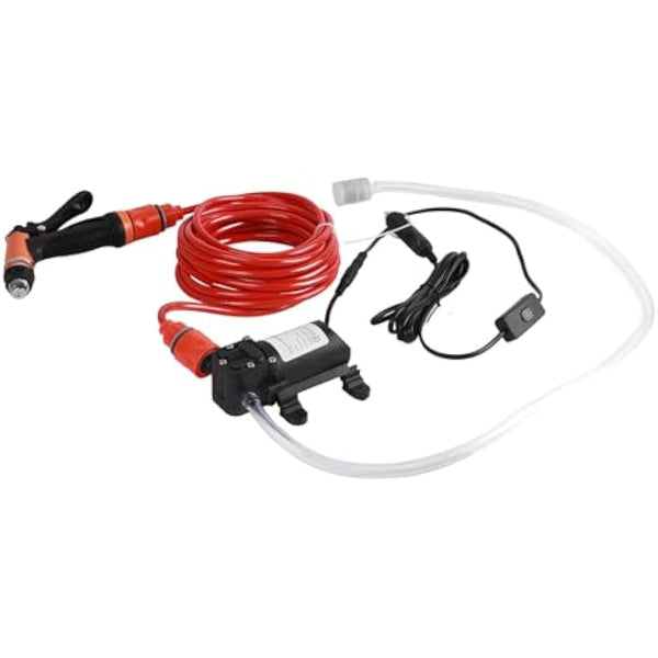 Greensen Electric Car Washer, Car Washer Pump High Pressure 12V Portable Electric Pressure Washer Device for Auto Window Watering Campin