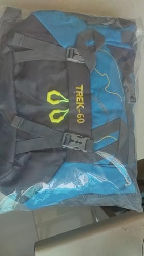 NACATIN Hiking Backpack, 60L Large Rucksack for Men Women, Tear and Water-resistant Ideal for Camping Trekking Travel Outdoor