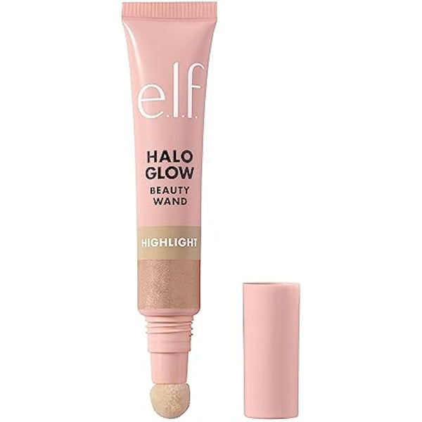 e.l.f. Halo Glow Highlight Beauty Wand, Liquid Highlighter Wand For Luminous, Glowing Skin, Buildable Formula, Vegan & Cruelty-free, Champagne Campaign