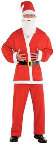 amscan Adult Mens Budget Santa Claus Costume