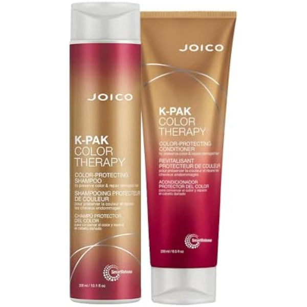 Joico K-PAK Color Therapy Shampoo 300ml & Conditioner 250ml to preserve color & repair damaged hair. NEW PACKAGING