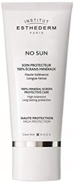 Institut Esthederm No Sun Mineral Face and Body Sun Cream, High Protection Sunscreen 50ml