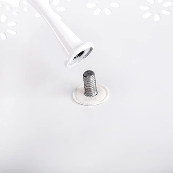 Hedume 10-Set Cake Stands, Metal Cupcake Stand Set with Multiple Combination Styles, Dessert Plate Cake Serving Tray Candy Fruit Display Tower for Wedding, Birthday Party, Anniversary, Baby Shower