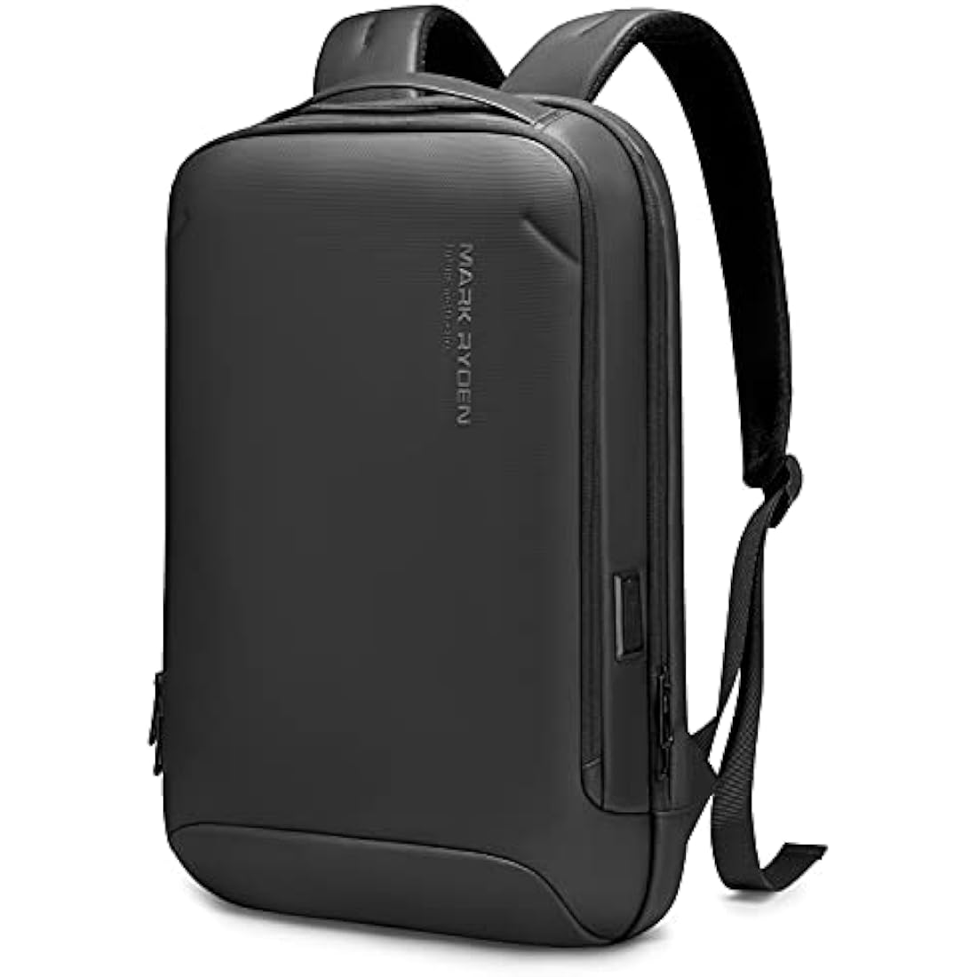 MARK RYDEN Slim Hard Shell Laptop Backpack, Lightweight Laptop Rucksack For 15.6 inch,Waterproof Business Work backpack For Men Women-Black