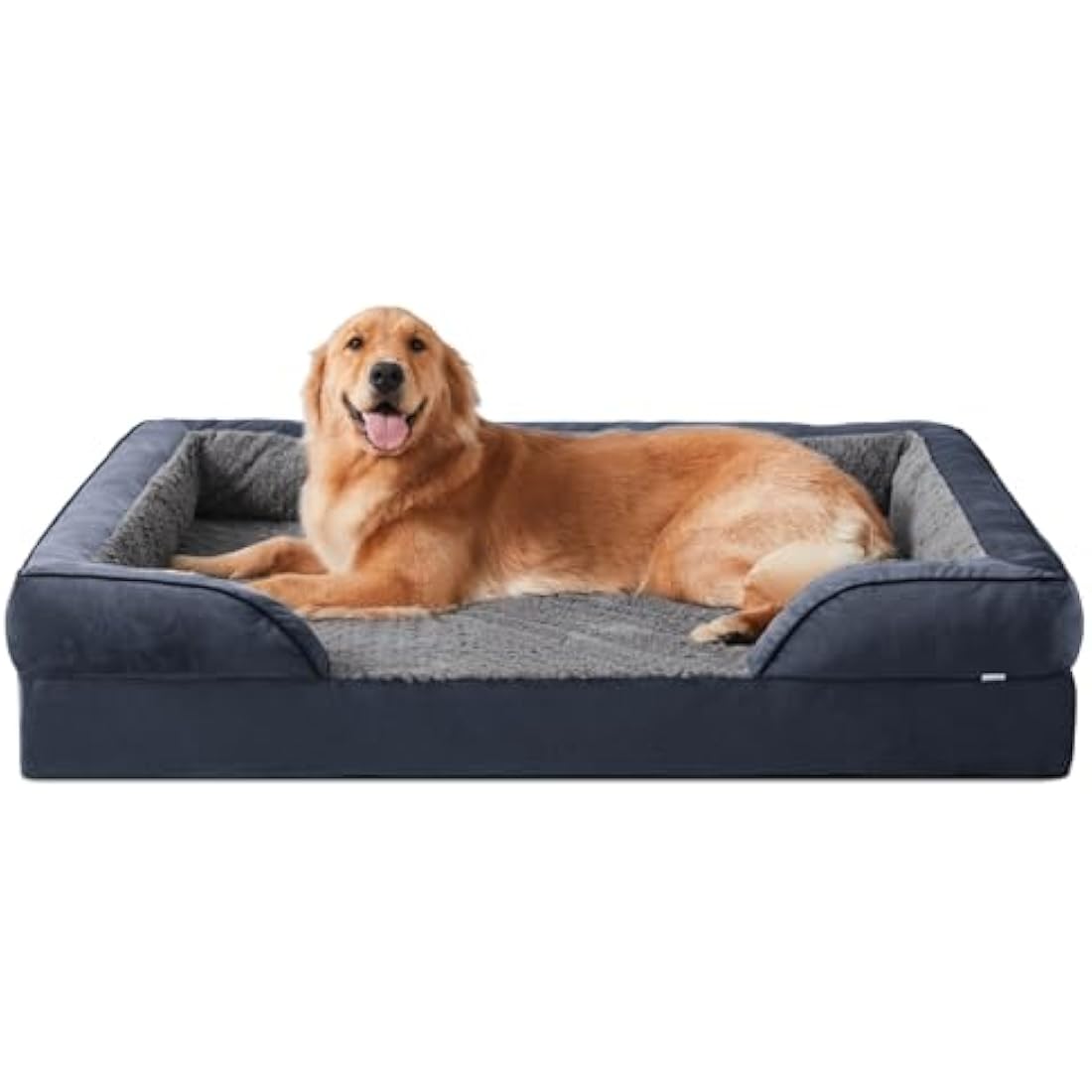 JOEJOY Extra Large Dog Bed, Orthopedic Memory Foam Dog Beds, Washable Dog Bed, Grey, Fits up to 90lbs, Good for Golden Retriever, Labrador，German Shepherd，Samoye，Rottweiler