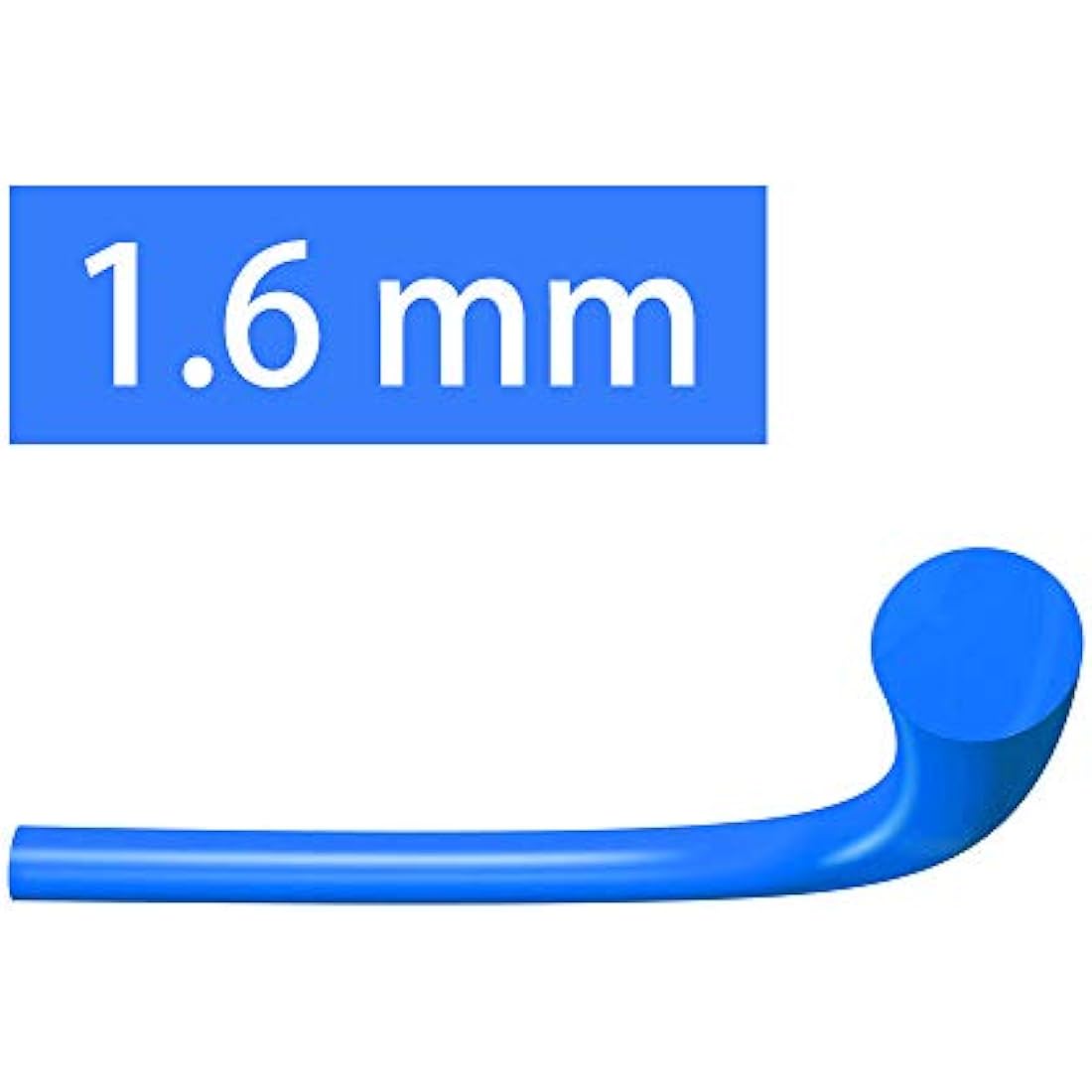 FEPITO 1.6mm x 100m Strimmer Line for Garden Grass Strimmer Strimmers Electric