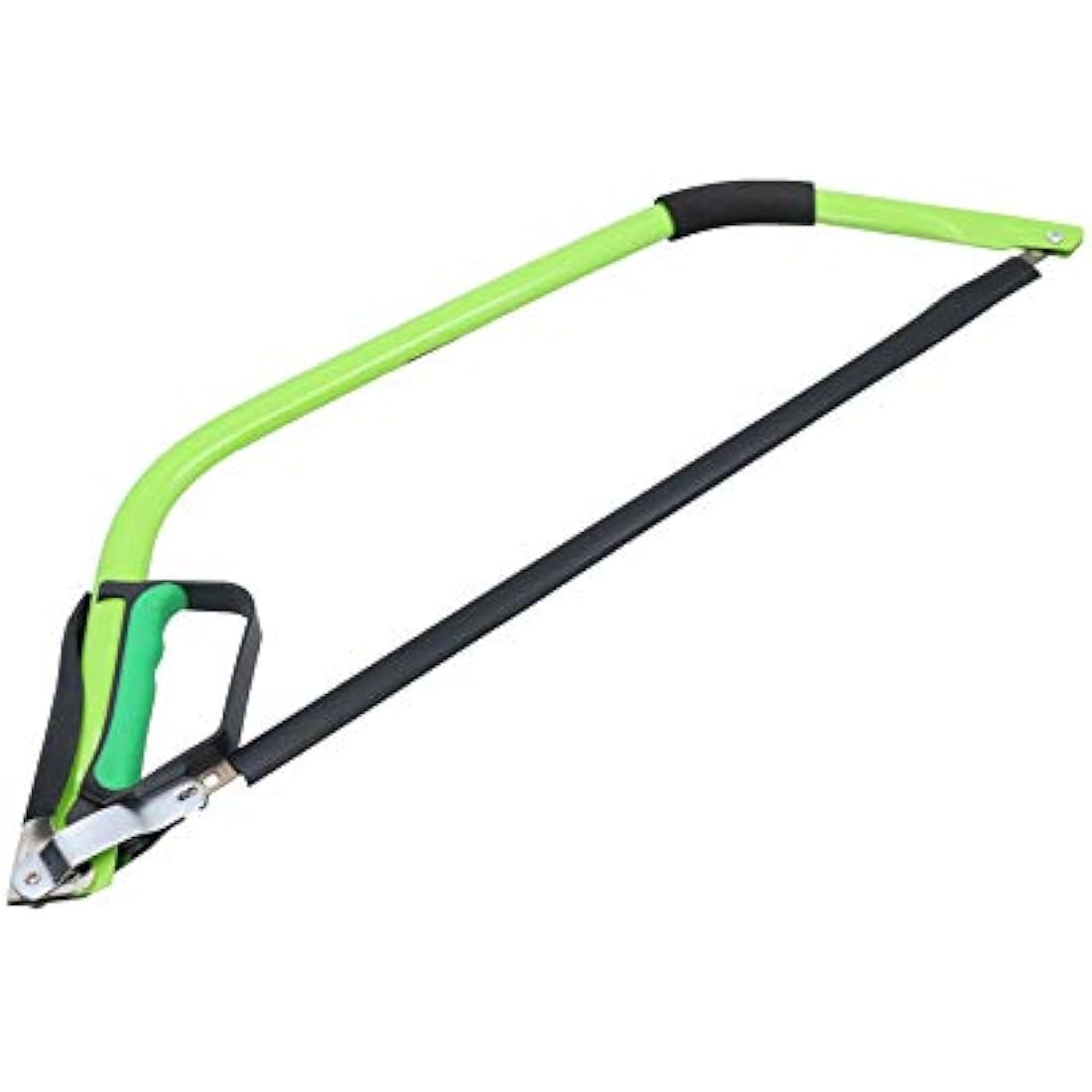 AB Tools 24” Heavy Duty Bow Saw Wood Logs Trees Branches Finger Guard + 6 Blades