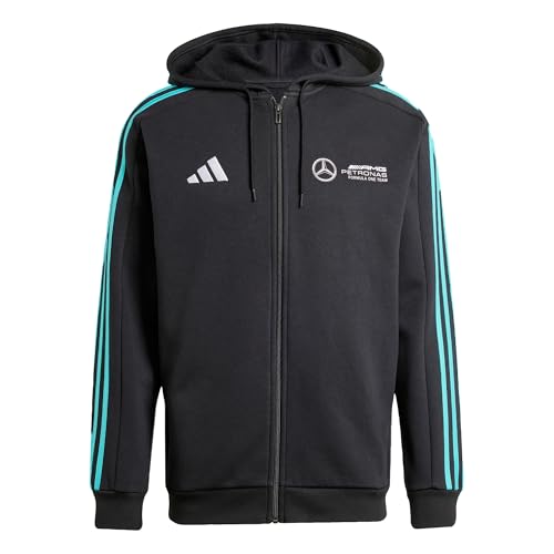 adidas Men's Mercedes - Amg Petronas Formula One Team Dna Full Zip Hood Men HOODED TRACK TOP (pack of 1)