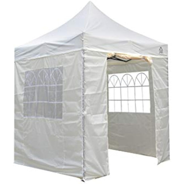 All Seasons Gazebos 2.5 x 2.5m Heavy Duty, Fully Waterproof Pop up Gazebo With 4 Side Walls (Cream)