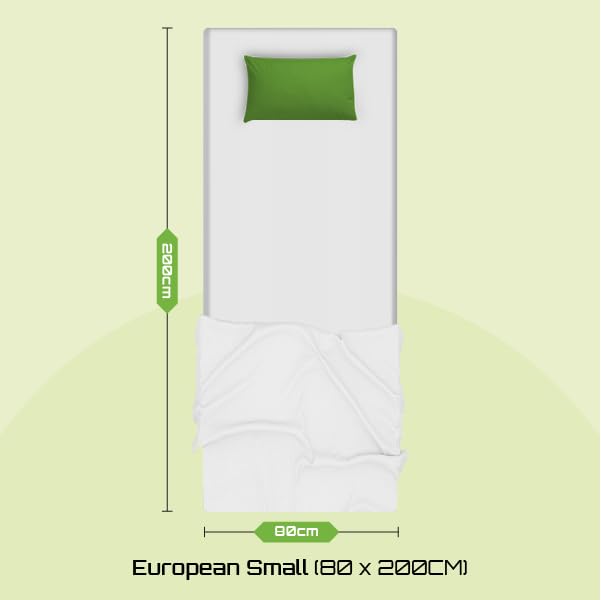 Starlight Beds Essentials Jump n Tac European Small Single Memory Foam Mattress with Springs. 7.5 Inch Hybrid 80x200 Budget Mattress. Soft, Grey