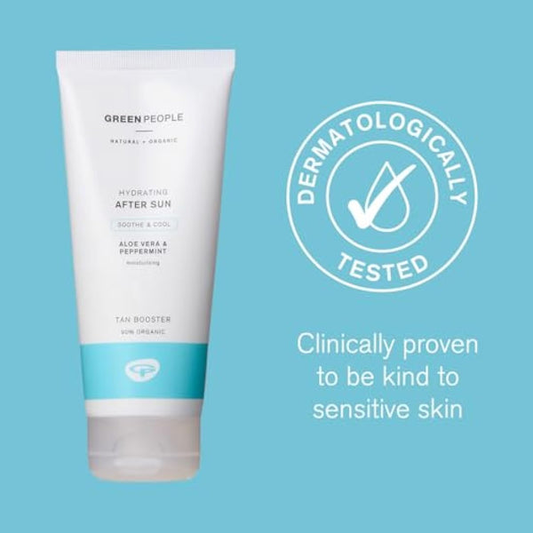 Green People Edelweiss SPF15 Sun Cream & After Sun - Natural, Organic Sunscreen with Tan Accelerator - Non Comedogenic, Reef Safe - 2x200ml