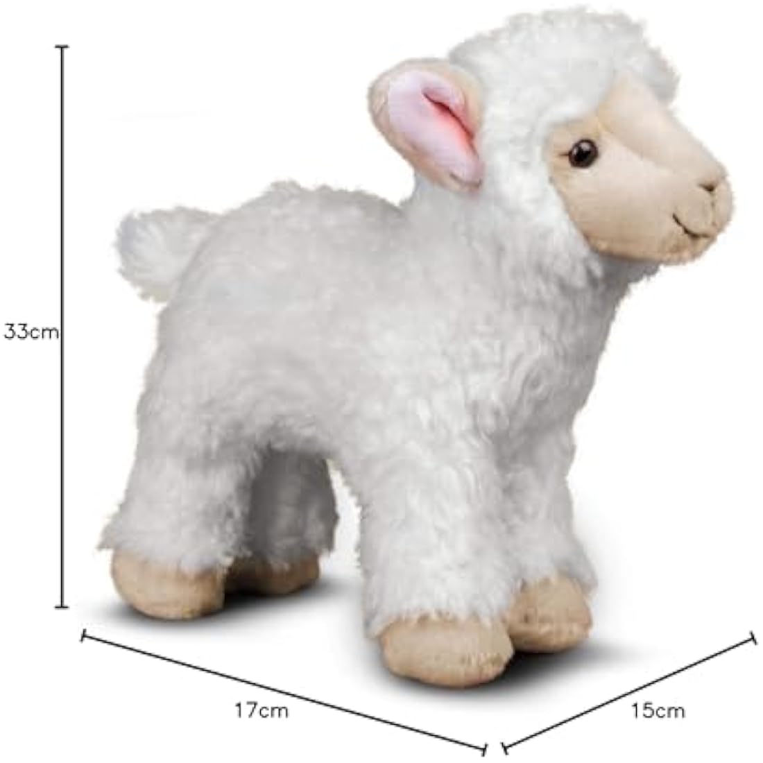 Animigos Tobar World of Nature Lamb Soft Plush Toy 38301