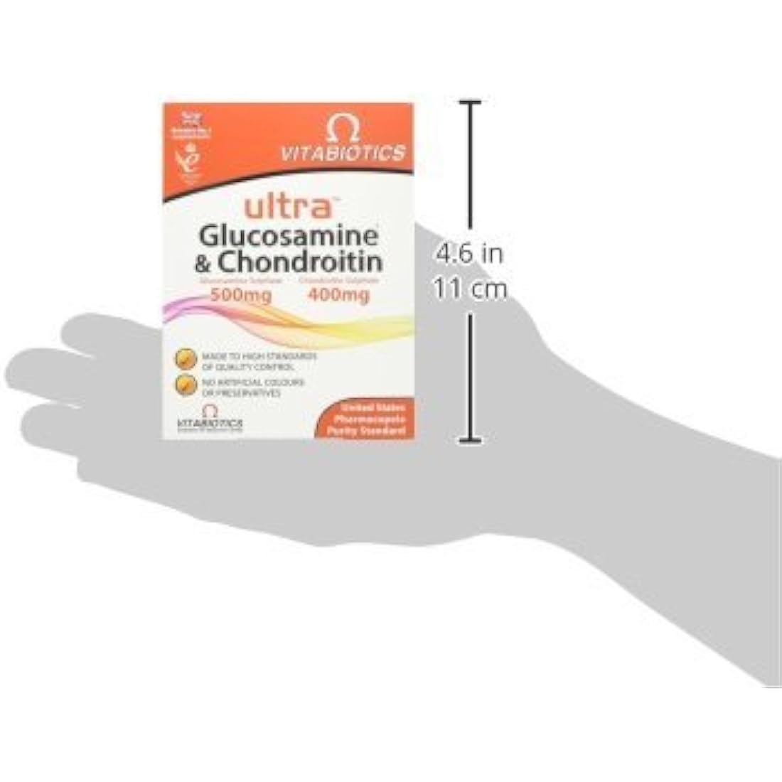 Glucosamine and Chondroitin Tablets, by Vitabiotics Ultra