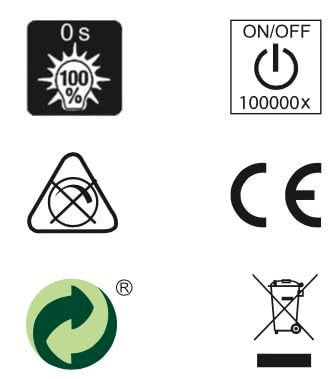 greenandco Anti-Mosquito and Anti-Insect LED Bulb E27, Yellow, 5W, 500lm, wavelength 560-580nm, Non-dimmable, 10-Pack