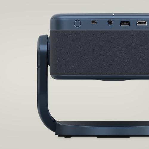 Epson EF-22N Mini Smart 3LCD Projector with Pan & Tilt Stand, Full HD,1000 Lumens,150 Inch Display with HDR, Google TV, Dolby Atmos Sound, Gaming & Home Cinema Laser Projector - Metallic Midnight Blue