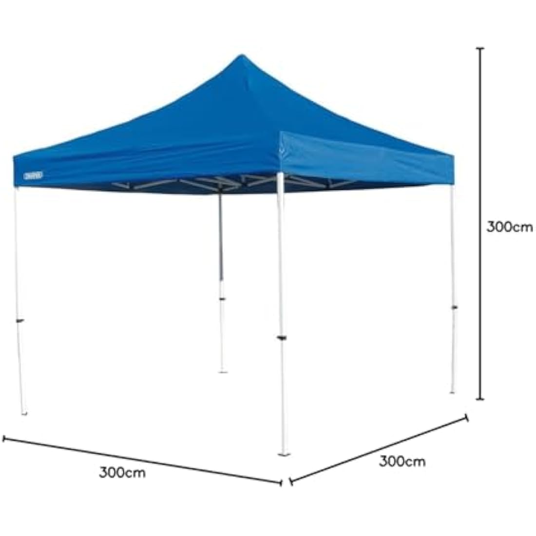 Draper 76942 Folding Gazebo, 3 x 3m, Blue