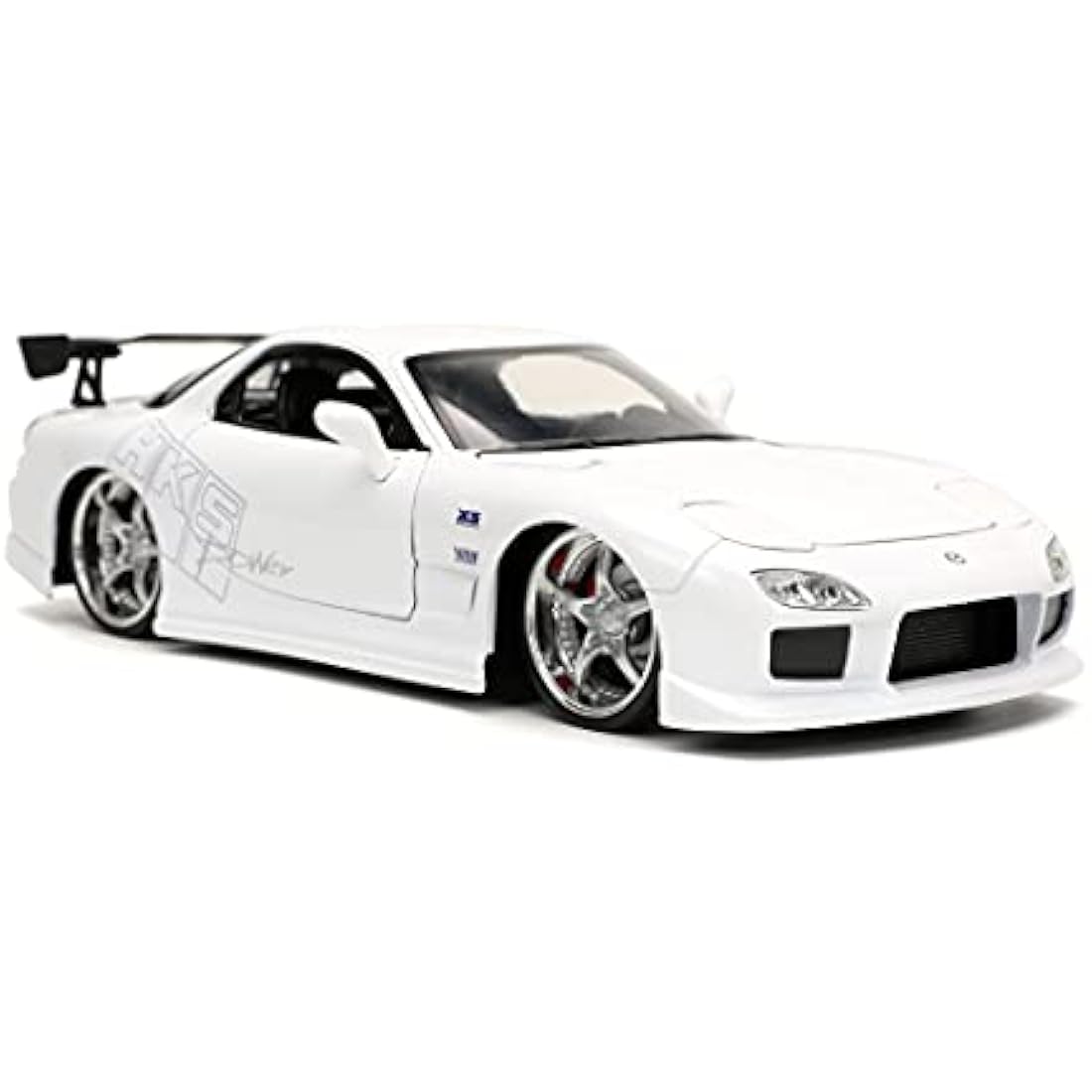 Jada Toys Fast & Furious 1993 Mazda RX-7 1:24 Scale Opening Doors Bonnet & Trunk White