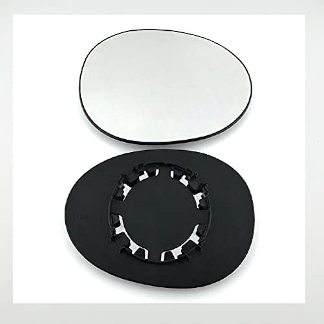 Fits Toyota Aygo, For 2009 to 2015 MAY Convex Wing Mirror Glass LEFT HAND (UK Passenger Side)