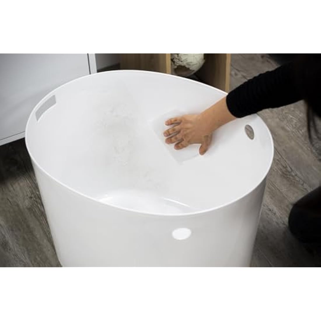 Iris Ohyama Cat Litter Box with Scoop, Up to 7kg, Beige, Top Entry, Cat Litter Tray, Enclosed, For Kitten, High Sided, Hooded, Large, Jumbo, BPA Free, Deep, Easy to Clean, PUNT-530