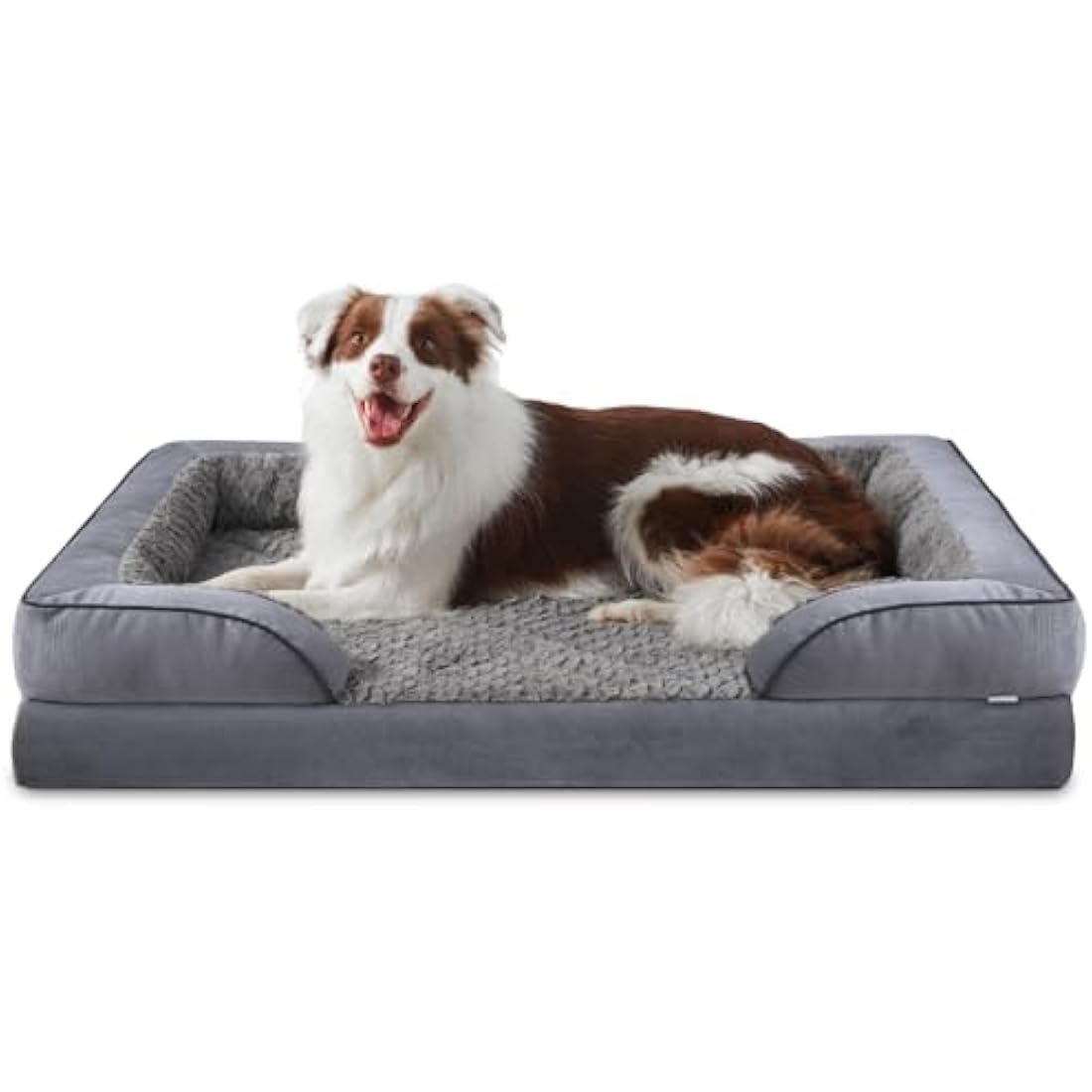 JOEJOY Large Dog Bed, Orthopedic Memory Foam Dog Beds, Washable Pet Bed, Fits up to 50lbs, Good for Doberman Pinscher, Sheltie, Border Collie, Australian Herding Dog